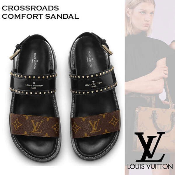 Louis vuitton ルイヴィトン 偽物【入手困難】日本未入荷 サンダル 早い者勝ち♪1A5MG5