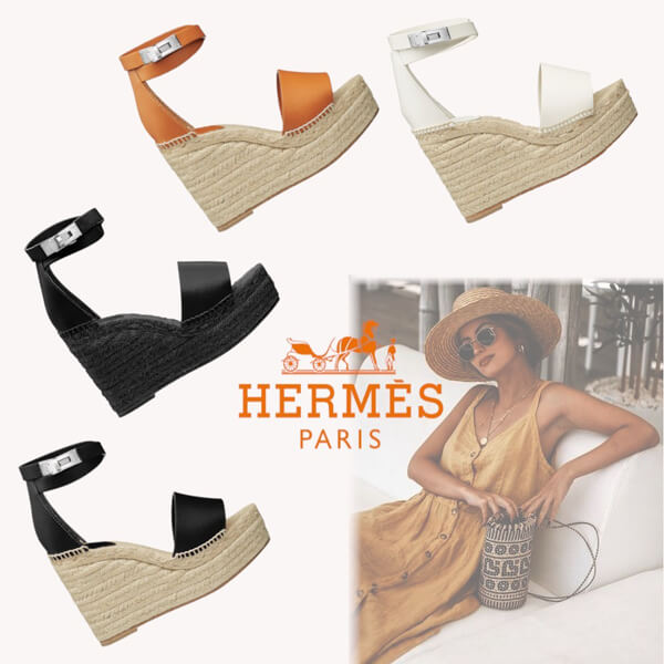 HERMES エルメス コピー 大人気サンダル エスパドリーユ ティヴォリH191098Z 01361