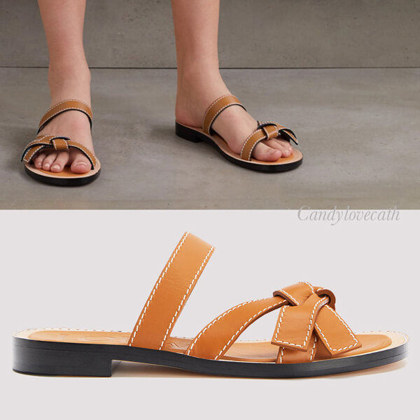 ロエベ サンダル コピー☆LOEWE☆Gate フラット サンダル Gate Flat Sandal 2020SS453.10.636