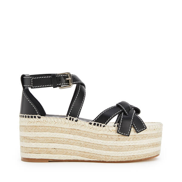 ロエベ サンダル 偽物 ☆LOEWE☆Gate Wedge Espadrille 厚底サンダル♪ 453.10.3552