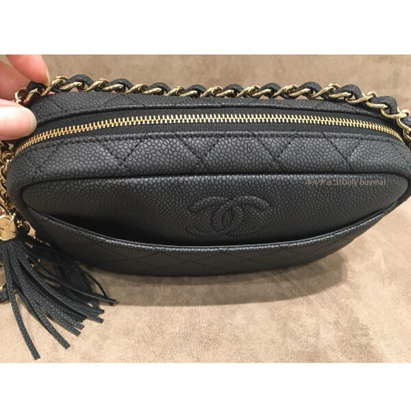 シャネルスーパーコピー CHANEL 新作限定人気の斜め掛け カメラケース キャビア ブラック