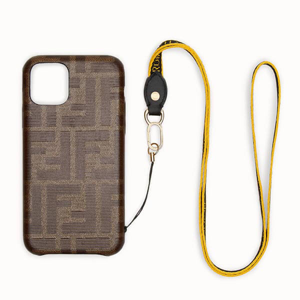 fendi iphoneケース コピー iPhone 11PROブラウン用ケース7AR856ACYBFOQT4