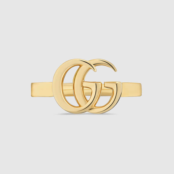 GUCCI リング 偽物 ダブルG イエローゴールド ショップカード ボックス  525690 J8500 8000