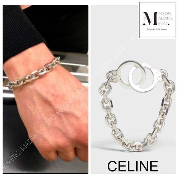 ハンサム♪◇Chaine Triomphe ブレスレット◇CELINE 46M986SIV.35OR