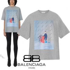 バレンシアガ tシャツ 偽物 518217TAV458023 BALENCIAGA フォトシュート オーバーサイズ トップス