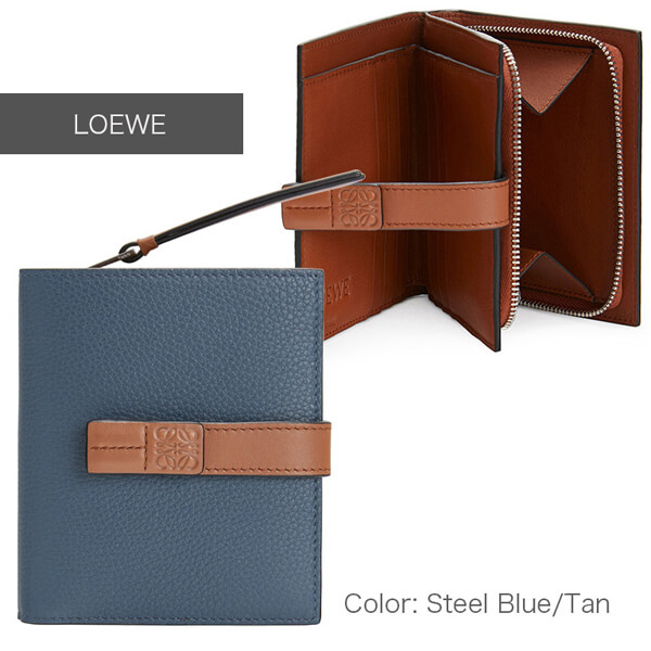 LOEWE ロエベ ミニ財布 偽物 コンパクト ジップ ウォレット 124.12.Z44