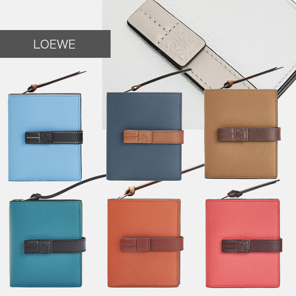 LOEWE ロエベ ミニ財布 偽物 コンパクト ジップ ウォレット 124.12.Z44