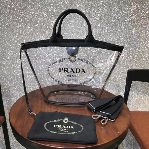 PRADA プラダ ショッピング トートバッグ スーパーコピー PVC 1BG1652BY5F0002