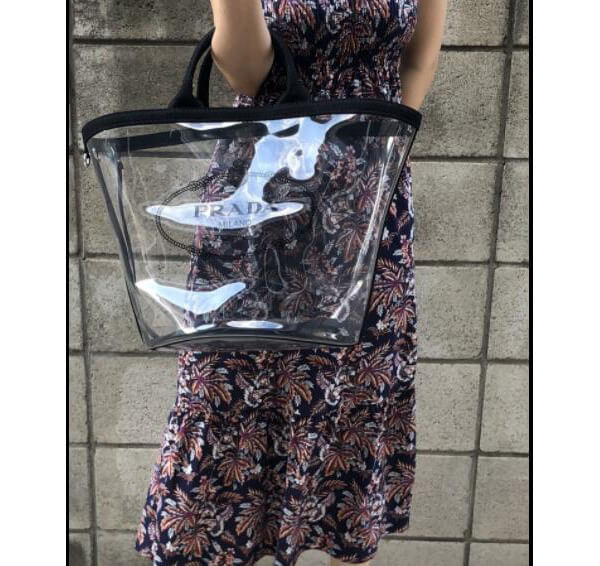 PRADA プラダ ショッピング トートバッグ スーパーコピー PVC 1BG1652BY5F0002