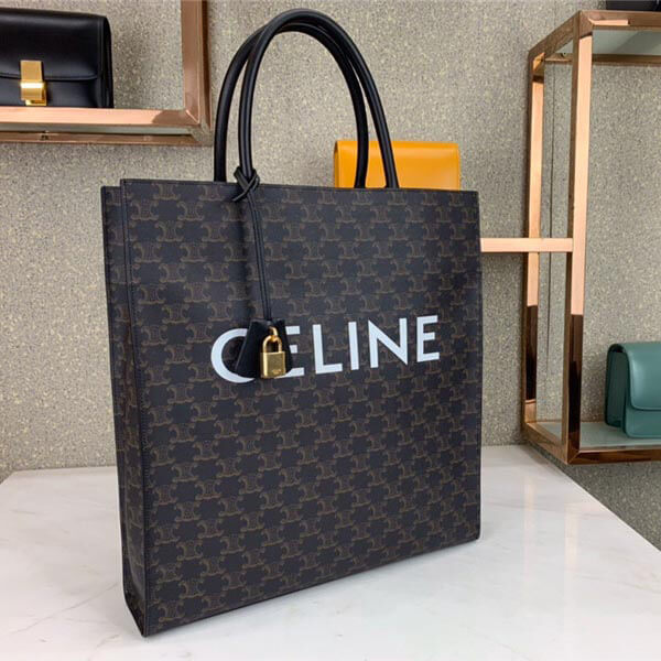 2020年人気新作 CELINE セリーヌ トートバッグ 偽物 190972BRJ.38NO Vertical B Cabas 19097 2BRJ 38NO