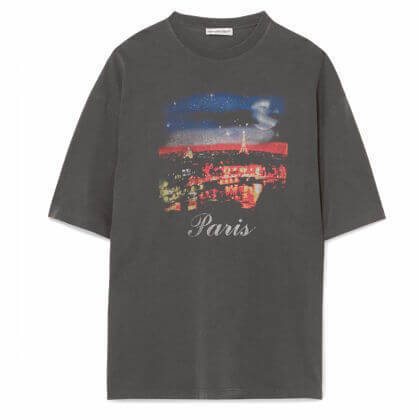 BALENCIAGA バレンシアガ tシャツ 偽物 大人気 Oversize Paris プリントTシャツ 480065TYK361055