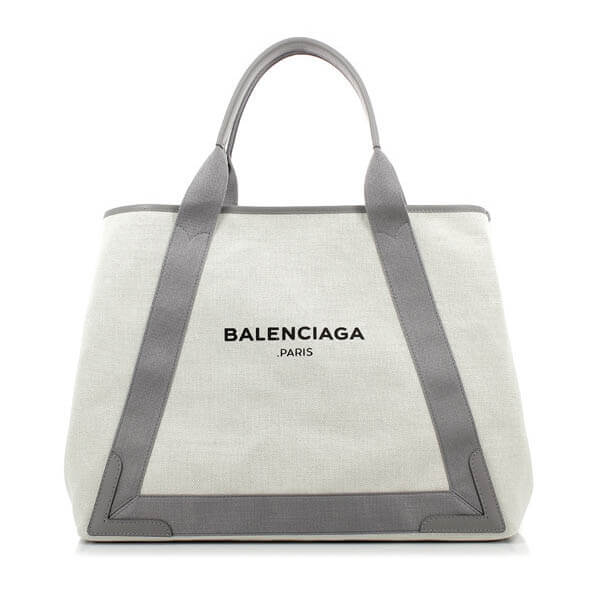 バレンシアガ トート スーパーコピー BALENCIAGA新色 Navy Cabas キャンバス&レザー