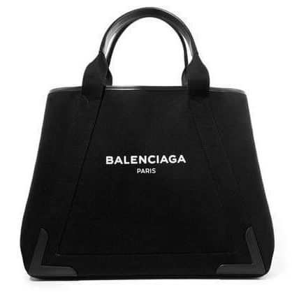  バレンシアガ トートバック コピー BALENCIAGA Cabas レザートリム キャンバス