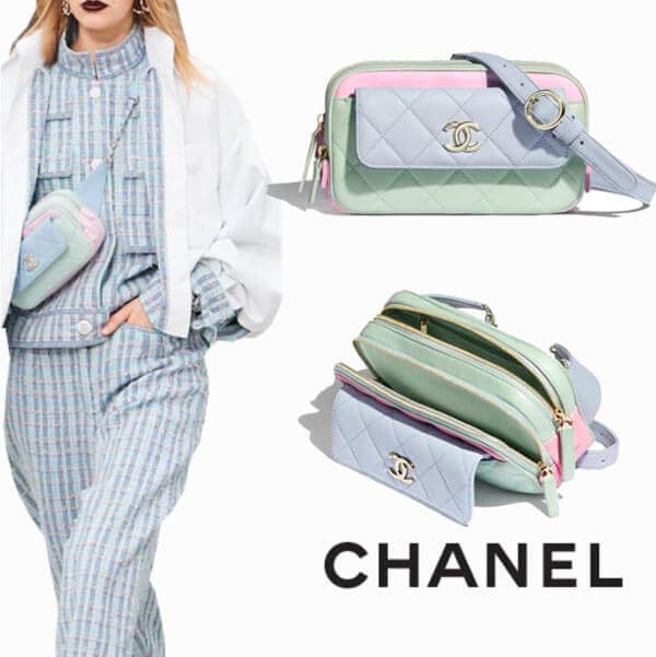 【シャネルコピー CHANEL】2020限定 ウエスト バッグ 2WAY 春カラー