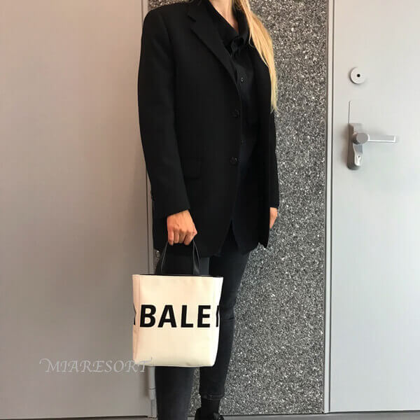 バレンシアガ トート バッグ スーパーコピー BALENCIAGA Canvas Small カラー WHITE