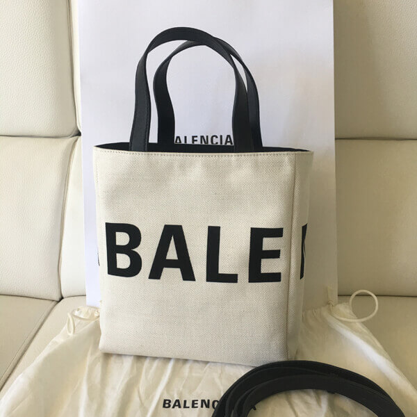 バレンシアガ トート バッグ スーパーコピー BALENCIAGA Canvas Small カラー WHITE