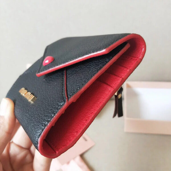 2020大人気 MIUMIU ラブレターコピー ミュウミュウ 折財布 MADRAS LOVE 5MH021_2BC3_F00023