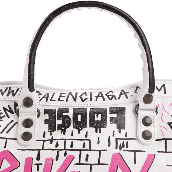 2020年人気新作 BALENCIAGA バレンシアガスーパーコピー Classic City Sサイズ グラフティ バッグ4316210FEIT9061