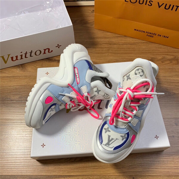 ルイヴィトン スニーカー コピー Vuitton★LVアークライト・ライン スニーカー 1A65K8