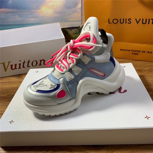 ルイヴィトン スニーカー コピー Vuitton★LVアークライト・ライン スニーカー 1A65K8