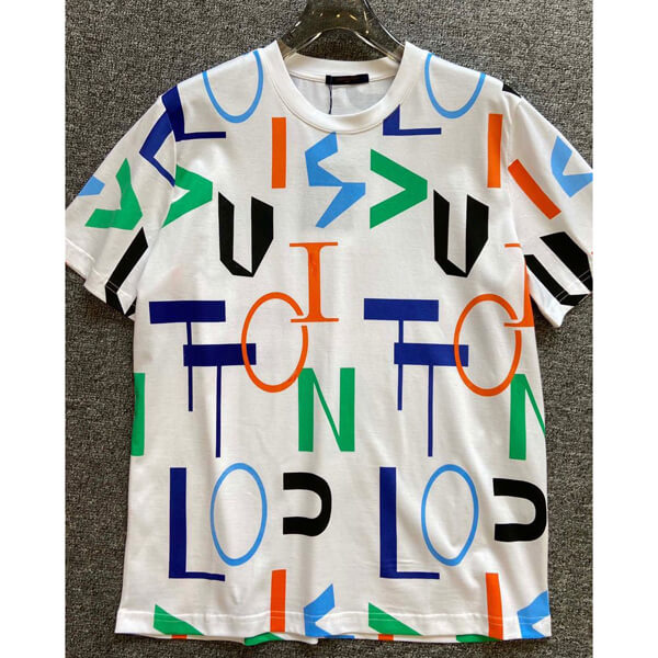 ルイヴィトン Tシャツ コピー メンズ★LV★エレクトリック インターシャTシャツ3367