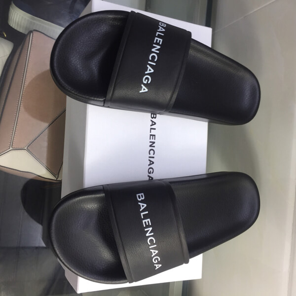 バレンシアガ サンダル コピー BALENCIAGA ロゴ プール スイミングプールからのインスピレーション 500573 WAL00 1006