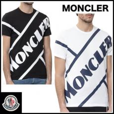 モンクレール Tシャツ  偽物プリント MONCLER 半そでクルーネックメンズTシャツ