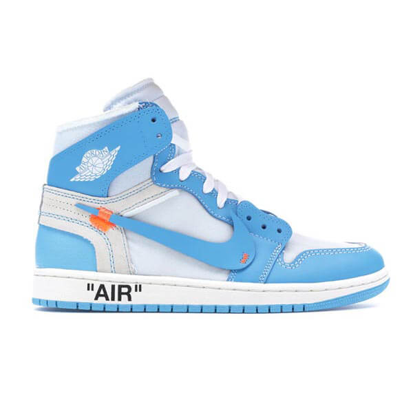 2020新作大人気 Nike ジョーダン オフホワイト パーカー 偽物 コラボス  ナイキJordan 1 Retro High Off-White University BlueAQ0818-1481