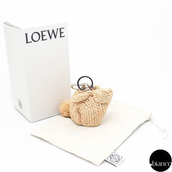 LOEWE ロエベ コピー ラフィアアニマル コイン&キーチャーム プレゼントに 129.07.T40.2123