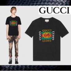 Gucci Tシャツグッチスーパーコピー print ウォッシュド GG柄440103 X3F06 1508