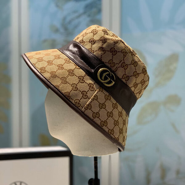 グッチ キャップ 偽物 Gucci GGキャンバス フェドラ バゲットハット 576587 4HG53 1060