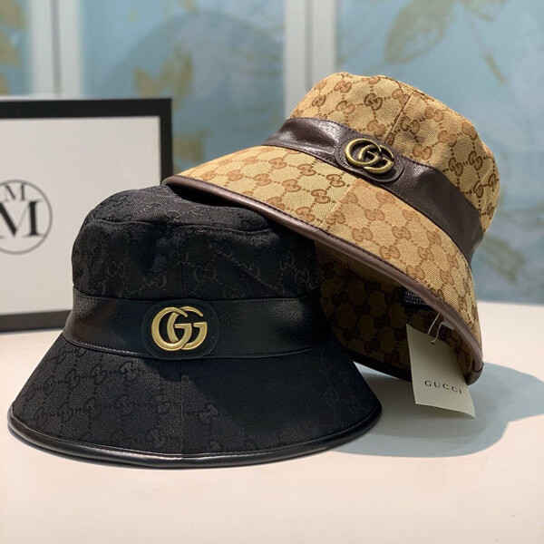 グッチ キャップ 偽物 Gucci GGキャンバス フェドラ バゲットハット 576587 4HG53 1060