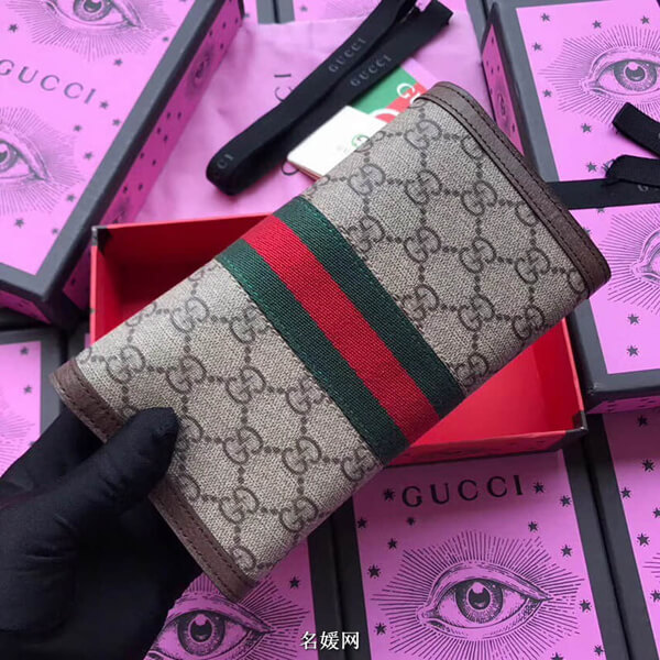 GUCCI ミニ財布 偽物 オフィディア GG コンチネンタルウォレット 財布 523153 96IWG 8745