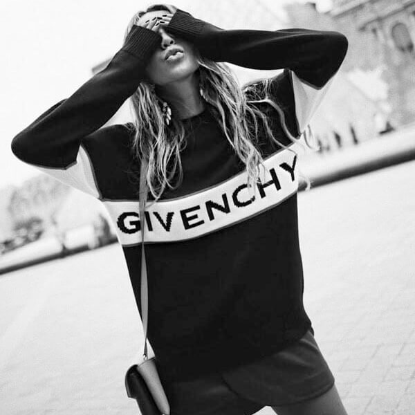 春夏新作 ジバンシィコピー GIVENCHY ニット バンド ヘビー セーター BM900G400M-001