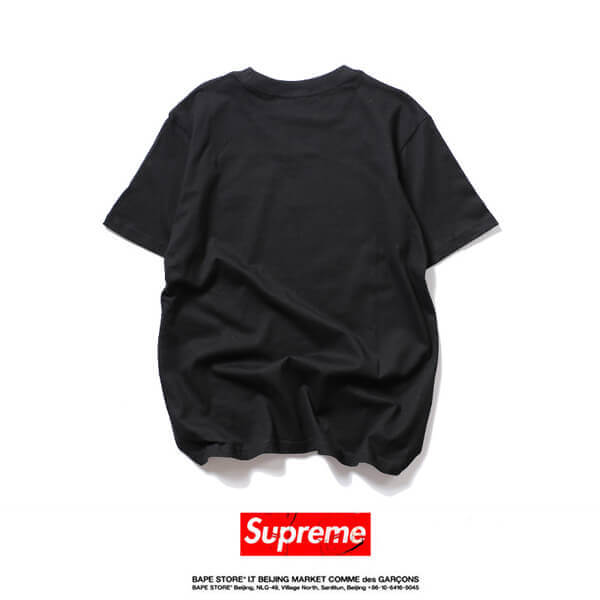 シュプリームコピー Tシャツ 2020SS SUPREME CDG COMME DES GARCONS BOX LOGO TEE BLACK