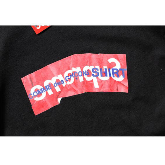 シュプリームコピー Tシャツ 2020SS SUPREME CDG COMME DES GARCONS BOX LOGO TEE BLACK