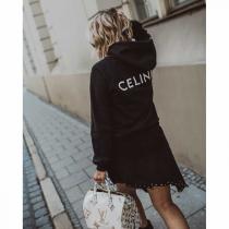 2020SSセリーヌ パーカー コピーCELINE  バックロゴ パーカー フーディー2Y006...