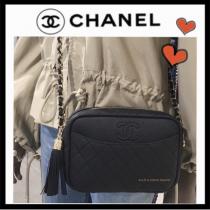 シャネルスーパーコピー CHANEL 新作限定人気の斜め掛け カメラケース キャビア ブラック