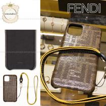 fendi iphoneケース コピー iPhone 11PROブラウン用ケース7AR856ACYBFOQT4