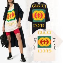 GUCCI グッチ tシャツ コピー ブランドロゴ オーバーサイズ Tシャツ 2色 539080...