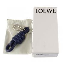 LOEWE ロエベ コピー ・レザーレディース キーリング・NAVY BLUE