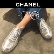 シャネル スニーカー コピー CHANEL シルバー 新作 お早めに☆