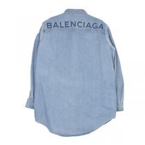 バレンシアガ  ロゴ デニムシャツ スーパーコピー BALENCIAGA 509349 TYE2...