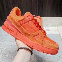 ルイヴィトン スニーカー コピー ヴァージルアブロー Trainers Orange Virgi...