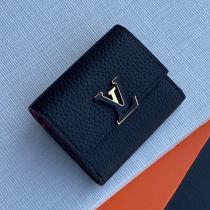 ルイヴィトン 財布 コピー  Vuitton ポルトフォイユカプシーヌ コンパクト ノワール M68587