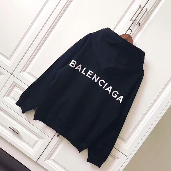 バレンシアガ パーカー コピー BALENCIAGA パーカーフーディ ロゴ パーカー フーディ スーパーコピー