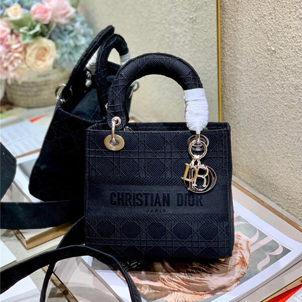 2020新作Christian Dior★LADY DIOR コピーエンブロイダリー カナージュ バッグM0565OREY_M989