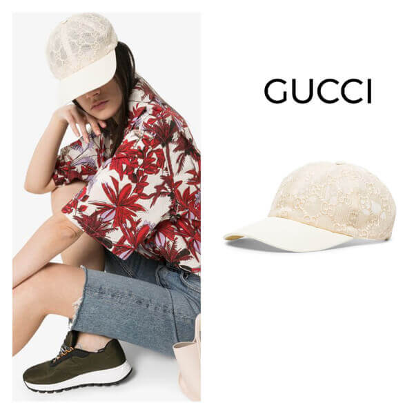 GUCCI グッチ キャップ コピー Embroidered Baseball Cap GG キャップ 579155 3HH87