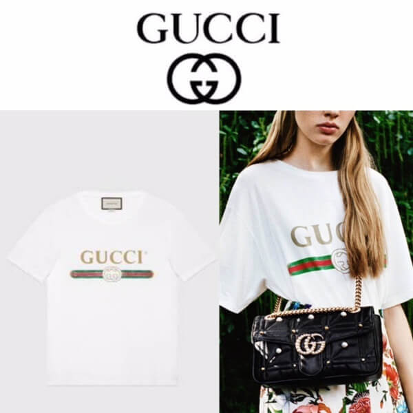  GUCCI ロゴTシャツ グッチスーパーコピーギフトOK ユニセックス