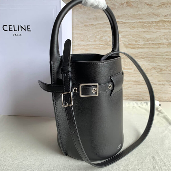 セリーヌ ビッグバッグ タン 偽物 CELINE バケット ナノ BIG BAG BUCKET NANO BLACK187243A4U.38NO